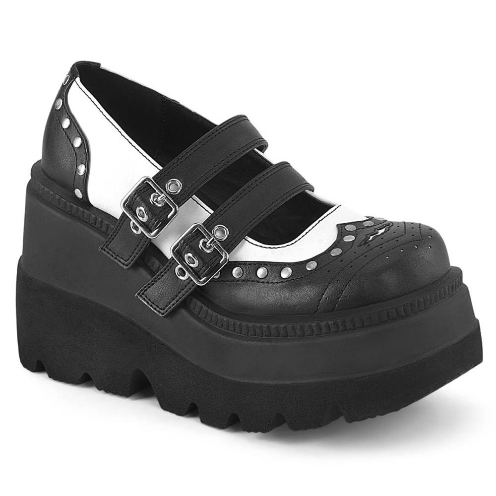 DemoniaCult - SHAKER-27 Talon compensé - Noir/Blanc